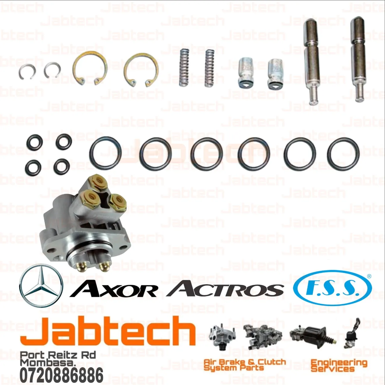 Splitter Valve Repair Kit Actros Axor
