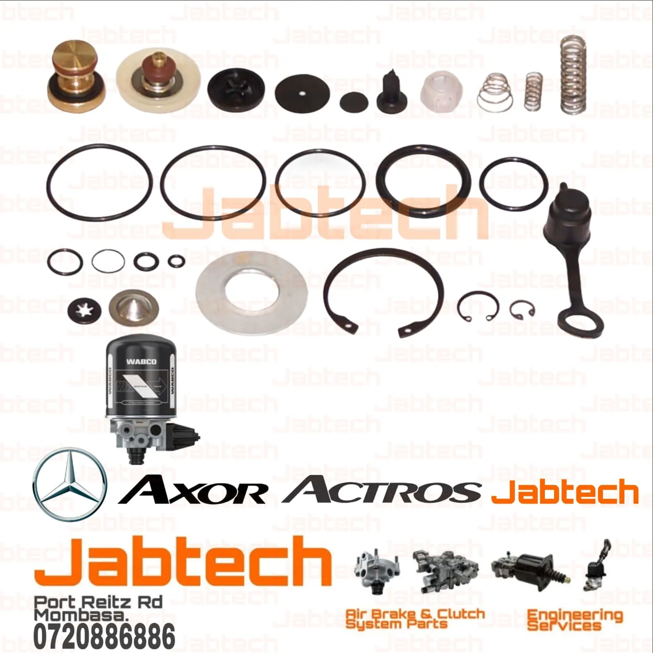 Air Dryer Valve Repair Kit Actros Axor MP1/2/3