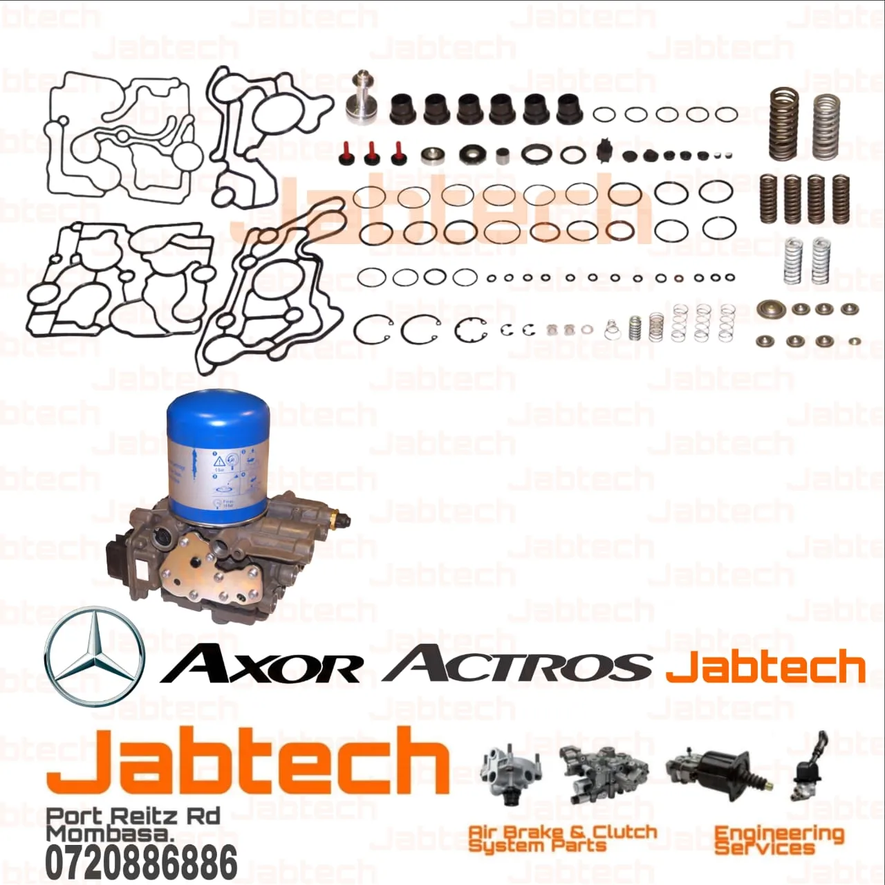 Air Dryer Valve Repair Kit Actros MP4
